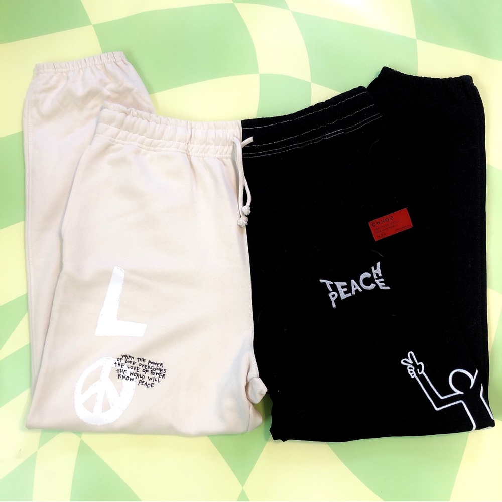 Chnge two tone sweat pants
